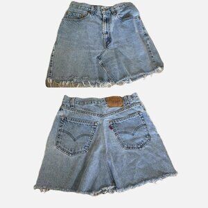 Rework Levi Denim Skirt Haus
